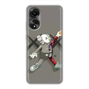 Чохли для OPPO A78 (4G) - Bearbrick Louis Vuitton (PREMIUMPrint) (Беарбрік Джордан)