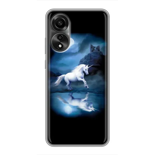 Чехол с принтом «Единорог» для OPPO A78 (4G) Чехол с принтом «Единорог» для OPPO A78 (4G)