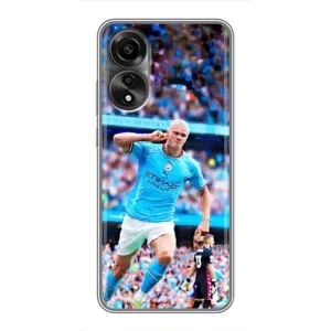 Чохли з футболістом Ерлінг Холанд для OPPO A78 (4G) (AlphaPrint) (фанати Холанда)