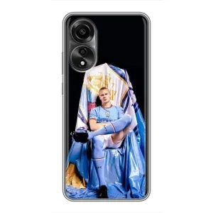 Чохли з футболістом Ерлінг Холанд для OPPO A78 (4G) (AlphaPrint) (футболіст Холанн)