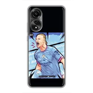 Чохли з футболістом Ерлінг Холанд для OPPO A78 (4G) (AlphaPrint) (гол Ерлінг Холанд)