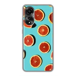 Чохли з фруктами для OPPO A78 (4G) (VPrint) (Грейпфрут)