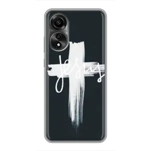 Християнські Чохли для OPPO A78 (4G) (AlphaPrint) (Ісус)