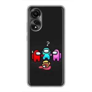 Чохли Амонг Ас для OPPO A78 (4G) (AlphaPrint) (Імпостер)