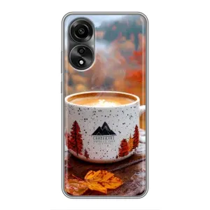 Чохол з унікальним дизайном 'Осінь з кавою' для OPPO A78 (4G) (Кава на природі)