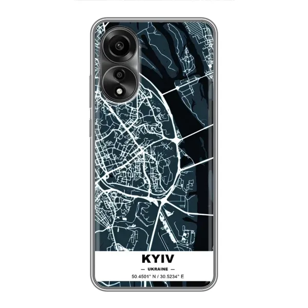 Чехол с принтом «Киев» для OPPO A78 (4G)