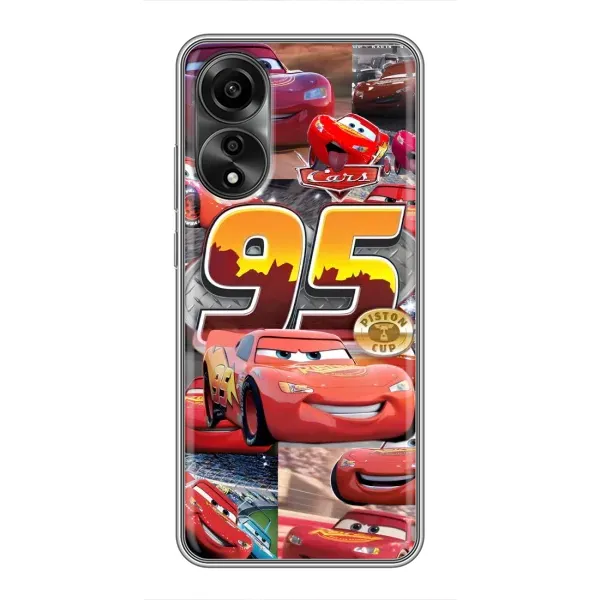 Чехол с принтом «Коллаж Молния Маквин» для OPPO A78 (4G)