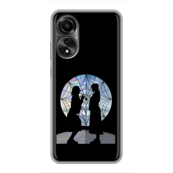 Чехол с принтом «комната Уэнздей» для OPPO A78 (4G)