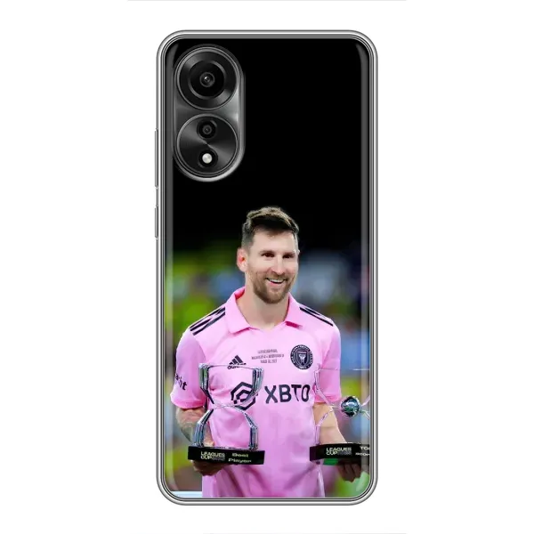 Чехол с принтом «Кубки Месси» для OPPO A78 (4G)