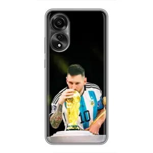 Чохли для OPPO A78 (4G) (Leo чемпіон) (AlphaPrint) (Кубок Мессі)