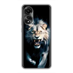 Чохол з картинкою 'Хижаки' для OPPO A78 (4G) (Лев у темряві)