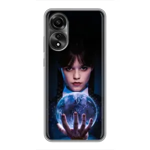 Чохол з дизайном Венздей 2 на OPPO A78 (4G) (Магічна сфера Венздей)