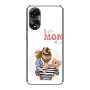 Чехлы для мамы на OPPO A78 (4G) (Мама и сын)