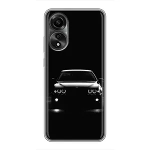 Чехол для Оппо А78 - с принтом БМВ (AlphaPrint) (Машина BMW)