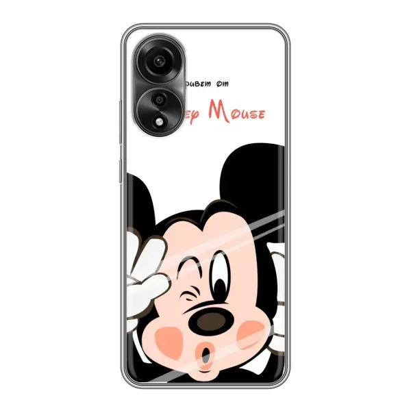 Чехол с принтом «Маус Микки» для OPPO A78 (4G)