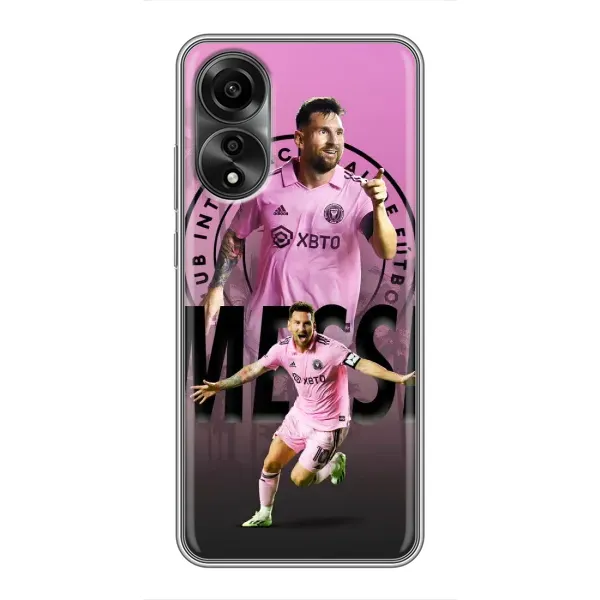 Чехол с принтом «Messi Miami» для OPPO A78 (4G)