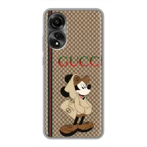 Чохли  GUCCI для OPPO А78 (4G) (AlphaPrint) (Mickey GUCCI)