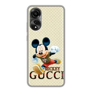 Чехол Disney Mouse OPPO A78 (4G) (PREMIUMPrint) (Mikki Gucci)