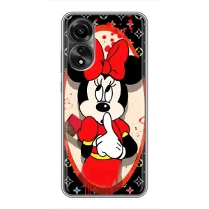 Чехол Disney Mouse OPPO A78 (4G) (PREMIUMPrint) (Минни Маус ЛВ)
