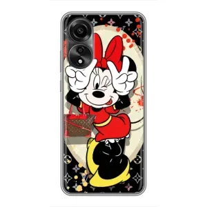 Чехол Disney Mouse OPPO A78 (4G) (PREMIUMPrint) (Минни peace)