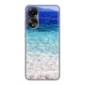 Силіконовий чохол з КАРТИНКАМИ літо для OPPO A78 (4G) (AlphaPrint) (Море)