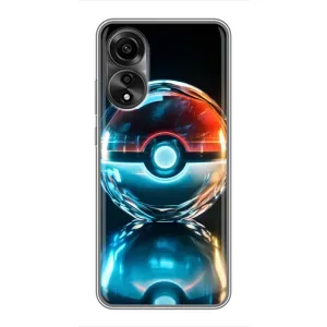 Чохол з Пікачу на OPPO A78 (4G) (М'яч Пікачу)