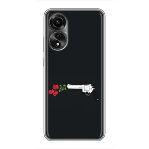 Чехлы (ART) Цветы на OPPO A78 (4G) (VPrint) (Неочікувані квіти)
