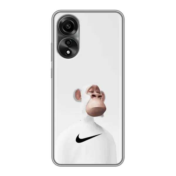 Чехол с принтом «обезьяна NFT Nike» для OPPO A78 (4G)