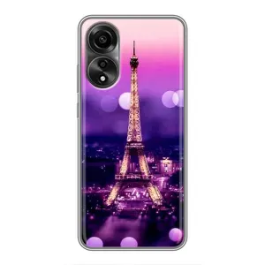 Чохол Ейфелева Вежа OPPO A78 (4G) - (AlphaPrint) (Париж Башня)