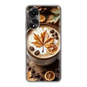 Чохол з унікальним дизайном 'Осінь з кавою' для OPPO A78 (4G) (Пряна кава)