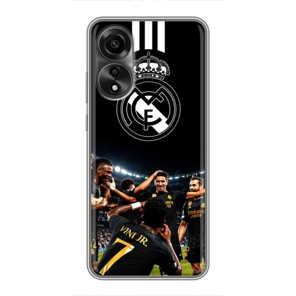 Чохол з принтом «ФК Реал Мадрід» для OPPO A78 (4G) Чохол з принтом «ФК Реал Мадрід» для OPPO A78 (4G)