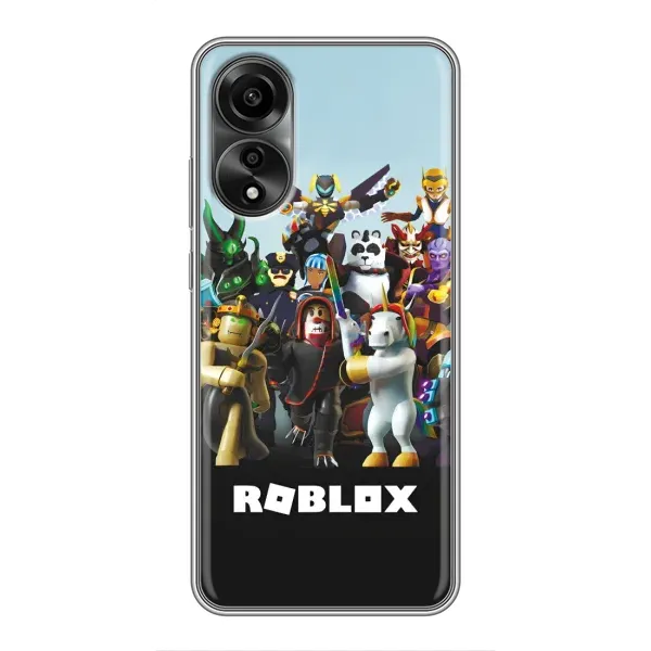 Чехол с принтом «ROBLEX» для OPPO A78 (4G)