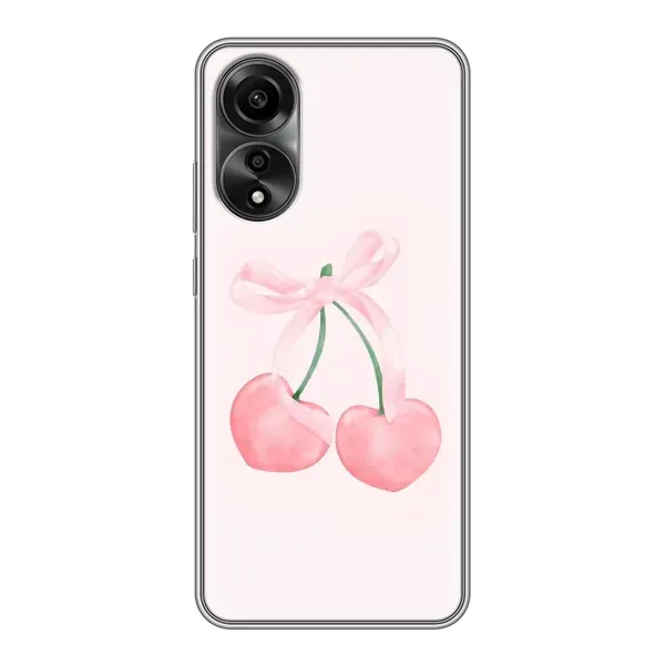 Чехол с принтом «Розовые вишни» для OPPO A78 (4G) Чехол с принтом «Розовые вишни» для OPPO A78 (4G)