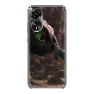 Чохол як приборкати дракона на OPPO A78 (4G) (Сцена з драконом)
