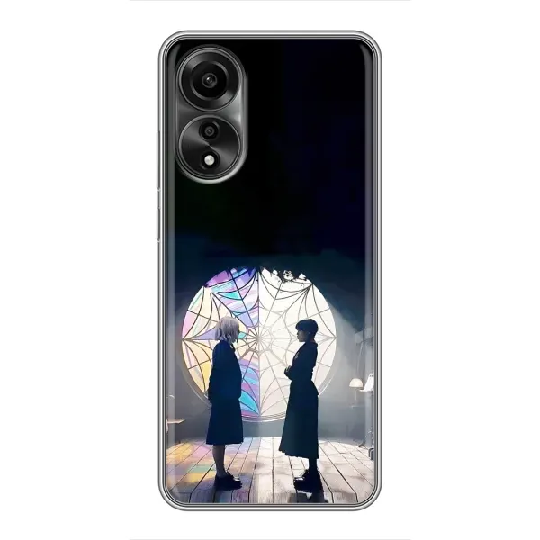 Чехол с принтом «Уэнздей и Инид» для OPPO A78 (4G)