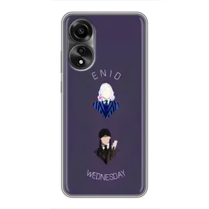 Чохли Венсдей на OPPO A78 (4G) Уенсдей (AlphaPrint) (Венздей і подруга)