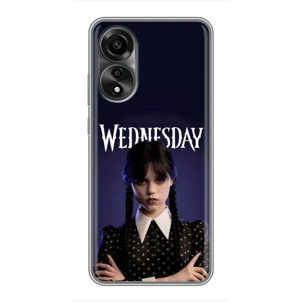 Чехол с принтом «Wednesday» для OPPO A78 (4G)