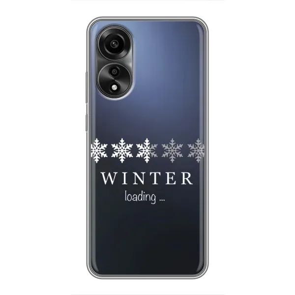 Чехол с принтом «Winter loading» для OPPO A78 (4G)