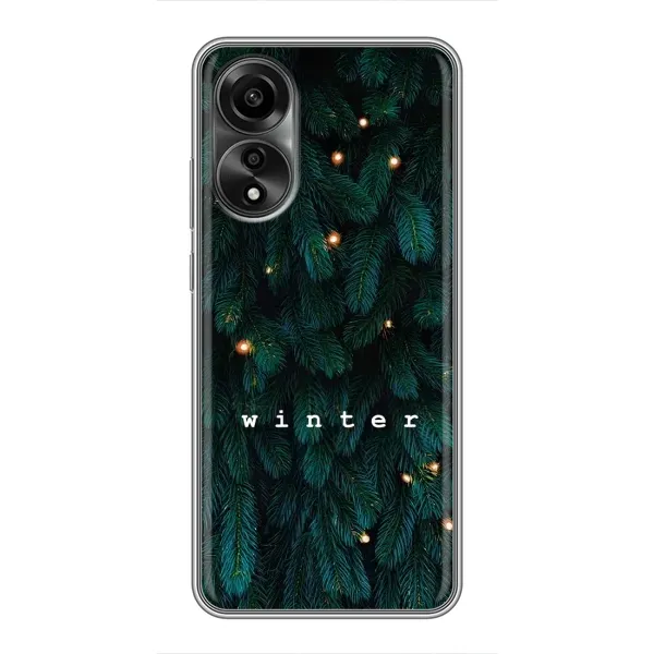 Чехол с принтом «Winter» для OPPO A78 (4G)
