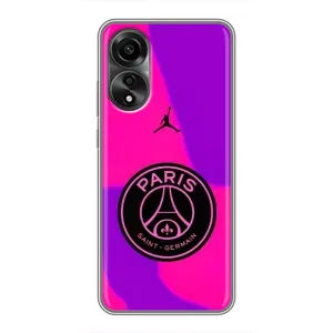Чохли PSG для OPPO A78 (4G) (AlphaPrint) (яскравий ПСЖ)