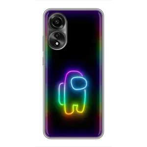 Чохли Амонг Ас для OPPO A78 (4G) (AlphaPrint) (Яскравий скін)