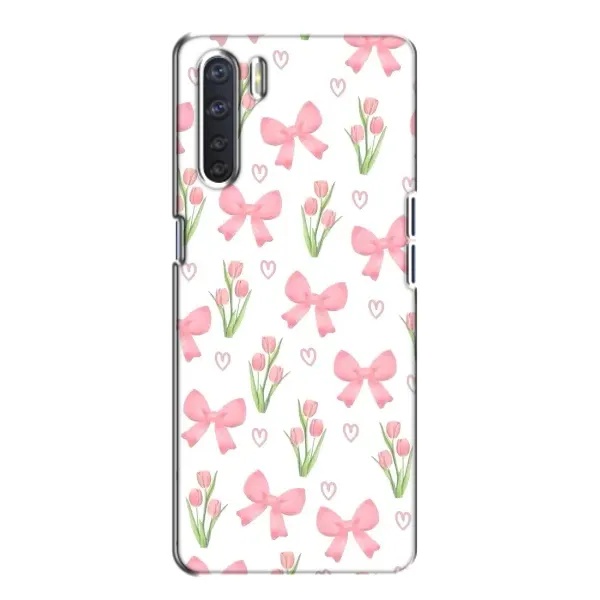 Чохол з принтом «Банти і квіти» для OPPO A91