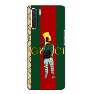 Бренднові Чохли для Oppo A91 - (PREMIUMPrint) (Барт ГУЧЧІ)