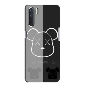 Чохли для Oppo A91 - Bearbrick Louis Vuitton (PREMIUMPrint) (БеарБрік очі)