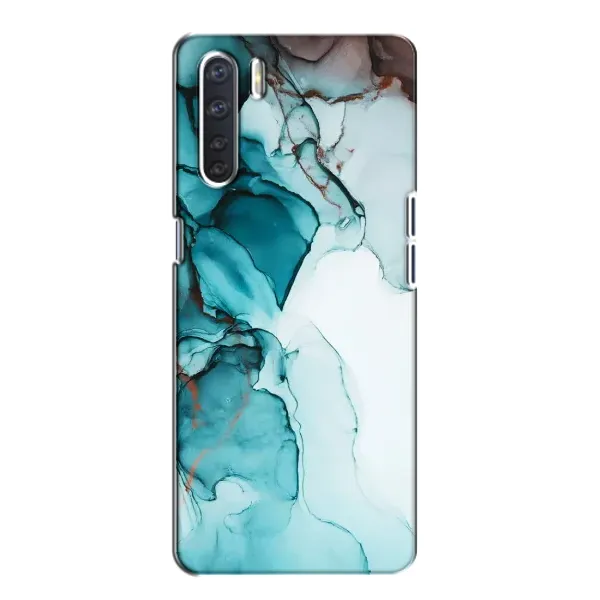 Чохол з принтом «Бірюзовий мрамор» для OPPO A91 Чохол з принтом «Бірюзовий мрамор» для OPPO A91