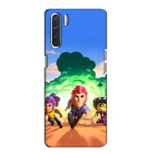 Чехол для Oppo A91 Бравл Старс (VPrint) (Бравел Старс)