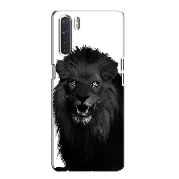 Чехол с принтом «Черный ЛЕВ» для OPPO A91