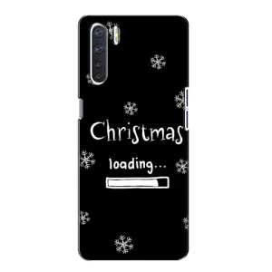 Різдвяні, Святкові Чохли для OPPO А91 (Christmas loading)