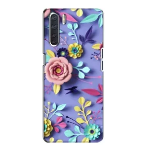 Чохли з квітами для Oppo A91 (VPrint) (Дизайн квітів)