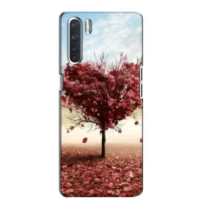 Чехлы для любимой на OPPO А91 (VPrint) (Дерево серце)